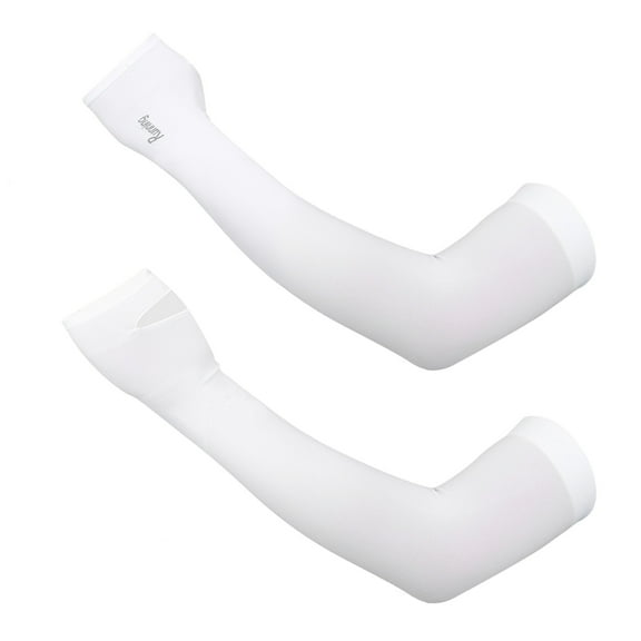 EEEkit 2pcs UV Protection Cooling Arm Sleeves - UPF 50 Men & Women Long Sun Sleeves for Cycling, Driving, Running, Basketball, Football & Outdoor Activities