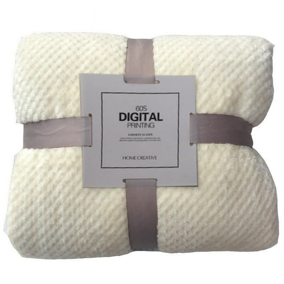On Sale Clearance ! Beppter 1Pc Blanket,Throw Blankets Under $10,Soft Warm Plaid Fleece Bed Blanket Large Mesh Flannel Blankets Thick Breathable,45*65Cm
