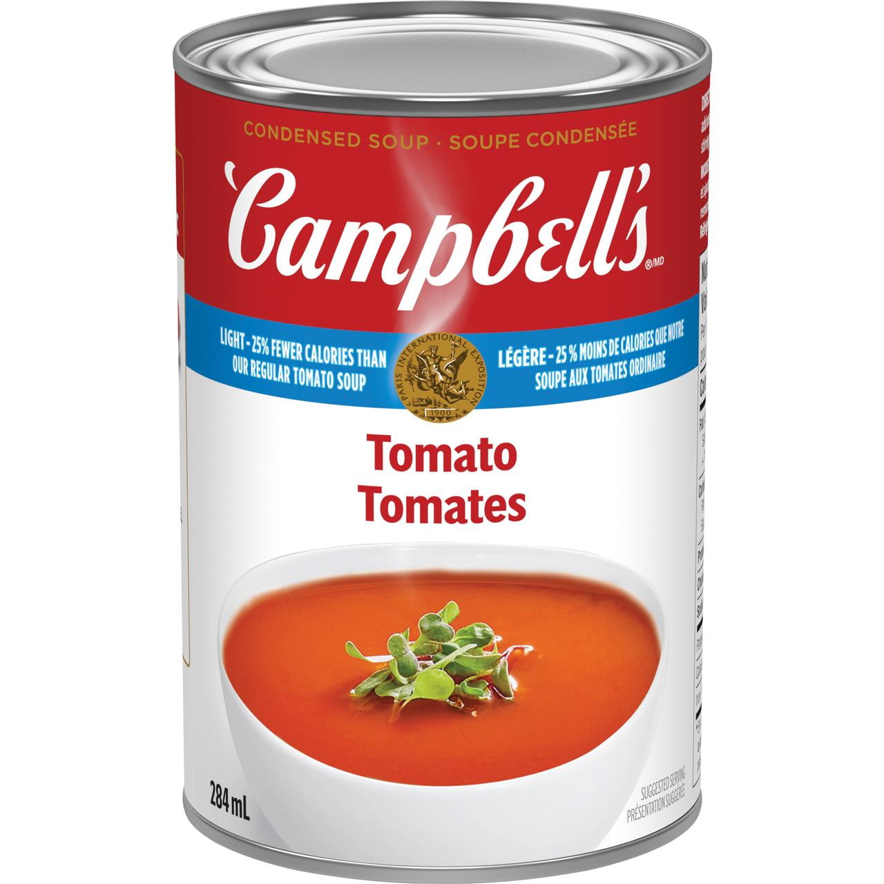 Soupe condensée Campbell'sMD, Légère tomates, longue conservation 284 ml