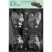 Cybrtrayd T020 Medium Hollow Turkey Life of the Party Chocolate Candy Mold with Exclusive Cybrtrayd Copyrighted Chocolate Molding Instructions