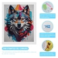 thumbnail image 3 of Diamond Art Kits for Adults, Tie-Dye Wolf HeadDiamond Painting Kits for Beginners, Frameless Round 5D Full Drill Diamonds Art Gem Art Crafts Home Decor Gifts, 3 of 8