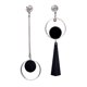thumbnail image 1 of Sonducket Pendientes colgantes asimétricos geométricos elegantes y de moda de aleación, pendientes de plata para mujer Ropa, zapatos y accesorios Miscelánea Plata, 1 of 6