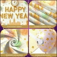 thumbnail image 4 of Gold Theme 2026 New Year Banner Golden Balloons Happy New Year Display Firework Design Star Patterns 2026 Celebration Background for New Year Party 2026 Celebration Indoor Decoration, 4 of 9