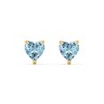 thumbnail image 1 of Heart Birthstone Stud Earrings, 1 of 4