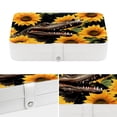 thumbnail image 4 of Crocodile Elegant PU Leather Jewelry Box Organizer with Removable Compartment, Portable Jewelry Display & Bracelet Holder, 4 of 6