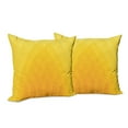 thumbnail image 6 of Ambesonne Yellow Throw Pillow Cover 2 Pack, Color Shades Modern, 18", Orange Yellow, 6 of 6