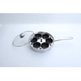 thumbnail image 4 of Sartén para escalfar huevos CozyKit, acero inoxidable, 6 tazas, inducción, 4 of 7