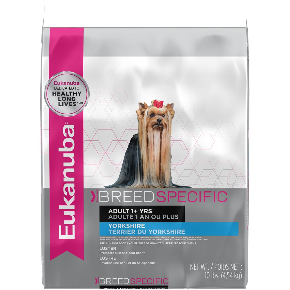 Eukanuba Breed Specific Yorkshire Terrier Nutrition Dry Dog Food, 10 lb