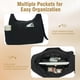 thumbnail image 5 of Bolso bandolera Hobo Dulcet Project de nailon negro para mujer, 5 of 6