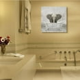 thumbnail image 2 of Stupell Industries Baby Elephant Bath Time Cute Animal Design Canvas Wall Art by Kim Allen, 2 of 6