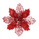 thumbnail image 5 of Ounissouiy 10 Uds Navidad grande 11cm Poinsettia brillo flor árbol colgante decoración de fiesta Type3 NO3, 5 of 6