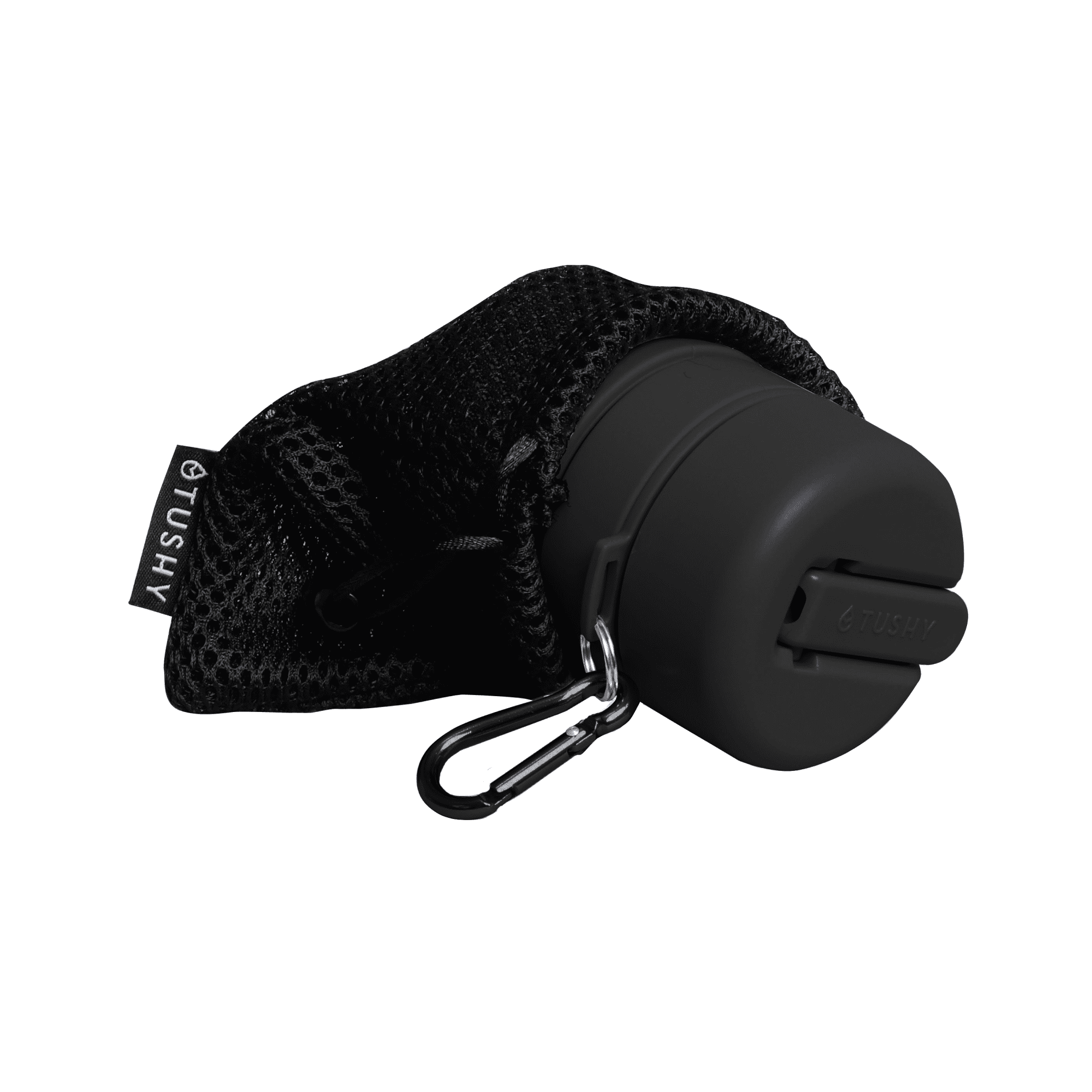 TUSHY Travel Bidet,  Collapsible and Discreet for Outdoors & Travel, Jet Black