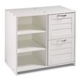 thumbnail image 1 of LOUVER LOW LOFT 2 DR CHEST/SHELVES WHITE, 1 of 1