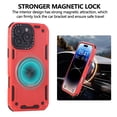 thumbnail image 3 of Dteck Case for iPhone 13 Pro Max,Shockproof TPU+PC Case Invisible 360°Rotatable Ring Stand Military Drop Protection Cover for iPhone 13 Pro Max,Red, 3 of 7