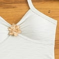 thumbnail image 4 of Edvintorg Swimsuit for Girls Tummy Control Adjustable Straps Halter Bathing Suit with Cover Up Skirt 2 Piece Swim Suit for Girls Size 7-16, 4 of 7