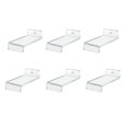 thumbnail image 1 of Lot de 6 Étagères Murales pour Objets de Collection, Support de Rangement Mural, 1 of 5
