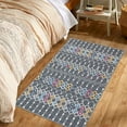 thumbnail image 2 of CAROMIO Area Rug Moroccan Rugs Non-Slip Rubber Backing Stain-Resistant Boho Abstract Carpet for Bedroom Dining Nursery Room Home Office, 2' x 3' Gray, 2 of 6