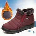 thumbnail image 2 of OAVQHLG3B Snow Boots for Women, Women's Cotton Shoes Set Foot Waterproof Short Boots To Keep Warm XL Snow Boots, 2 of 8