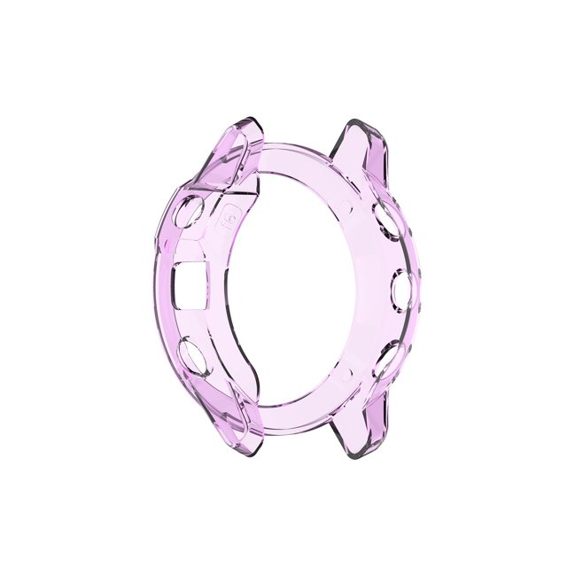 Adecuado para reloj inteligente Jiaming fenix6/6X/6S, funda protectora de TPU, material transparente, funda de goma anticaídas
