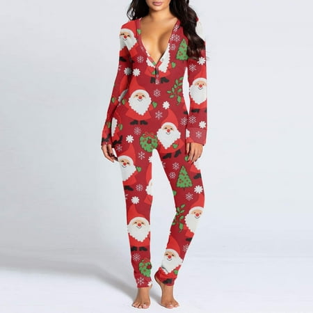 

Aayomet Pajamas For Women Women s Warm and Cozy Plush Adult Onesies for Women One Piece Novelty Pajamas Red XL