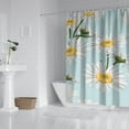 thumbnail image 2 of Waterproof Cute Boho Daisy Shower Curtain 72x72 Inch Boho Style Polyester Unique Shower Curtain for Bathroom Hotel Home Decor with 12 Plastic Hooks, 2 of 5
