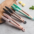 thumbnail image 2 of 7/9 inch Small Silicone Clips Bread Barbecue tongs Steak Clip Food Clips BBQ Cooking Baking Salad Kitchen Accessories, 2 of 10
