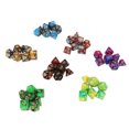 thumbnail image 3 of Dados multifacéticos, 49PCS Dados multifacéticos 7 Accesorios para juegos de dados de rol Artesanía superior, 3 of 8