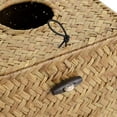thumbnail image 6 of LQCrafK Tissue Box Square Tissue Holder Seagrass Tissue Box Cover Woven Tissue Box Holder Decorative Tissue Cover for Bathroom Tissue Box Cover Cube for Home Office Table Counter, 6 of 7