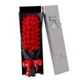 thumbnail image 4 of Ramo de flores de jabón de rosas, decoración del día de San Valentín en caja de regalo, ramo floral de centro de mesa para parejas de aniversario de, 4 of 8