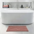 thumbnail image 2 of Chenille Bathroom Rugs Mat 32"x20", Non-Slip Bath Mat for Bathroom Floor & BathTub, Washable Soft Shower Shag Bath Rugs, Durable Fluffy Thick Water Absorbent Microfiber Shower Mat, Rust Pink, 2 of 6