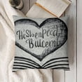 thumbnail image 3 of YINGXI School Librarian Throw Pillow Covers  Book Lover Gifts Pillowcase Reading Pillow Covers 12x12in, 3 of 5