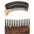thumbnail image 4 of Hair Pad, Hair Bun Clip, Natural Hair Bump Clip for Volume, Easy to Use DIY Hair Styling Accessory, Lightweight Comfortable Breathable Hair Puff for Curly Hair and Ponytail, 4 of 5