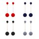 thumbnail image 4 of Guardurnaity Pendientes de bola redonda para mujeres y niñas, aretes de aleación con forma de gota, joyería de moda con personalidad Ropa, zapatos y accesorios Miscelánea rojo, 4 of 6