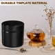 thumbnail image 4 of Uxcell 2Pcs Tarros de Té Redondos, 4" x 4" Contenedores de Té Metálicos Herméticos para Té Suelto, Granos de Café, Especias - Almacenamiento de Té Duradero, Compacto y Elegante (Negro), 4 of 7