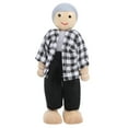 thumbnail image 3 of Conjunto de casa de muñecas de madera para la familia, minifiguras de personas, muñecas de casa de muñecas, familia de muñecas de madera, figuras de juego de simulación, accesorios para niñas, niños, 3 of 8