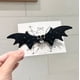 thumbnail image 3 of 2 pcs　Halloween Bat Wings Clip Halloween Punk Gothic Hair Bow Pin Halloween Black Bat Halloween Skull Clip Bat, 3 of 4