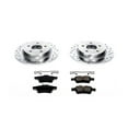 thumbnail image 3 of PowerStop Rear Z23 Evolution Sport Carbon-Fiber Ceramic Brake Pad and Drilled & Slotted Rotor Kit Fits: FORD Select Models K5975, 3 of 10