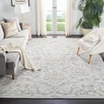 thumbnail image 3 of SAFAVIEH Glamour Catrine Bordered Wool Runner Rug, Blue/Beige, 2'3" x 8', 3 of 5