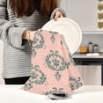 thumbnail image 5 of Kitchen Towels Talavera Ceramic Folk Tile Pattern Cleaning Towel Absorbent Hand Towels Tea Towels for Home Restaurant Dish Clean 28" x 18", 4PCS, 5 of 6