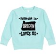 thumbnail image 2 of Inktastic Someone in Oregon Loves Me Toddler Sweatshirt, 2 of 4