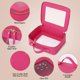 thumbnail image 5 of Bolsa de maquillaje Pinkmik, transparente, impermeable, para cosméticos de viaje, 5 of 7