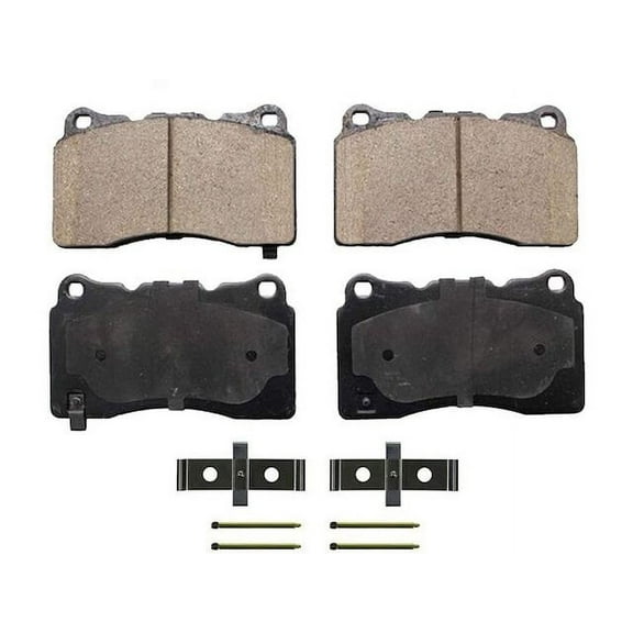 Front Brake Pad Set - Compatible with 2013 - 2019 Cadillac ATS 2014 2015 2016 2017 2018