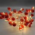 thumbnail image 4 of HomeKingdee Christmas String Lights, Red Berry Garland for Christmas Tree & Fireplace Decoration, Indoor, 4 of 6