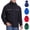 Army Green, variant on Men's Reflective Strip Hooded Wind Jacket Lightweight Casual Athletic Top Full Zip Walking Running Fall Wear