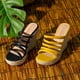 thumbnail image 2 of Sandalias con cuña Allegra K de alpargata con tiras y plataforma negro EE. UU. 6, 2 of 6