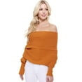 thumbnail image 4 of Women's Sexy Off the Shoulder Shawl with Sleeve Scarf Wrap Bolero Sweater Top, 4 of 6
