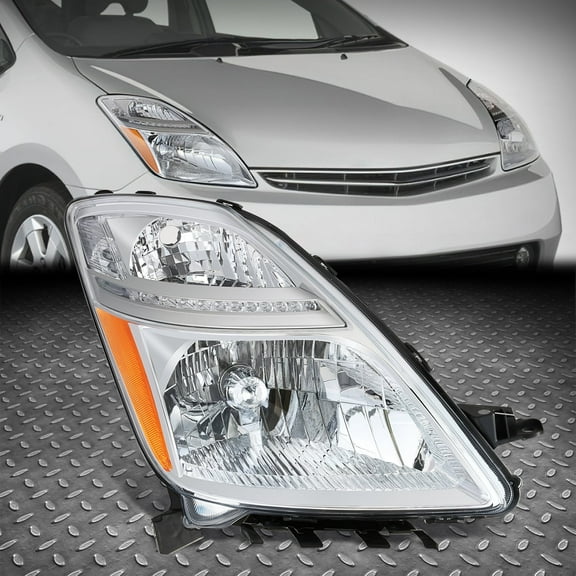 NUVISION for 06-09 Toyota Prius OE Style Passenger Right Side HID Headlight Lamp Chrome
