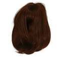 thumbnail image 3 of 1/6 Ball Jointed Doll Wig with Bangs DIY Simulated Scalp High Temperature Silk Doll Hair Wig for 15.5 to 17cm Doll Dark Brown, 3 of 8