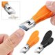 thumbnail image 1 of Cortaúñas inclinado antisalpicaduras con apertura de mandíbula ancha | Acero inoxidable | Uñas gruesas de los pies y de las manos | Mango ergonómico antideslizante | Fácil de limpiar | Recorte sin, 1 of 4
