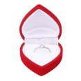 thumbnail image 2 of Red Love Jewelry Box, Jewelry Box Simple Small Retro  For Ceremony For Proposal For Gift, 2 of 8